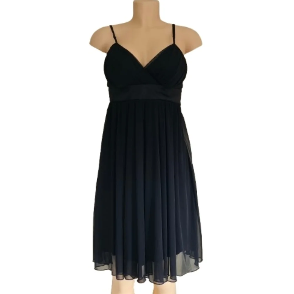 Y2K Black Baby Doll Dress Size Small